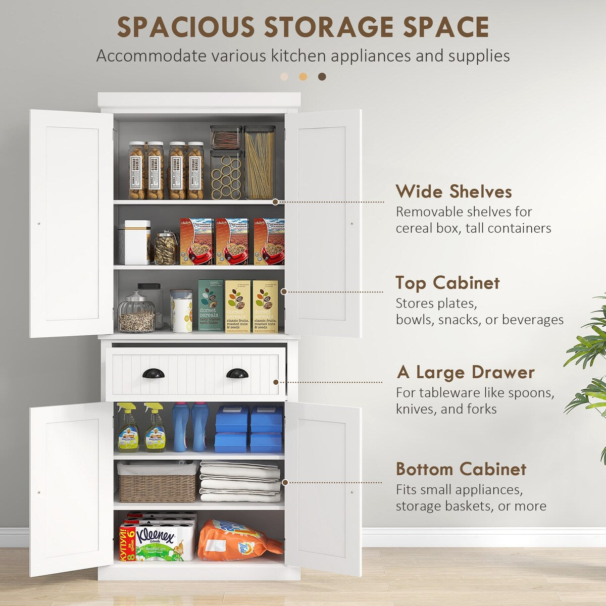 72" Kitchen Pantry