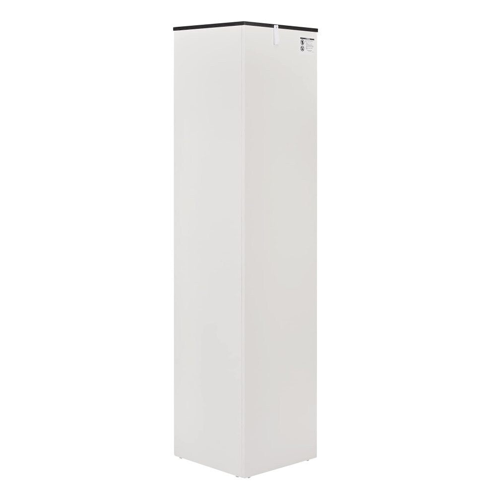 72" Tall Corner Cabinet, Wall Storage Cabinet with 8 Doors and 4 Shelves, for Bathroom - 25"(L) x 12"(W) x 72"(H)