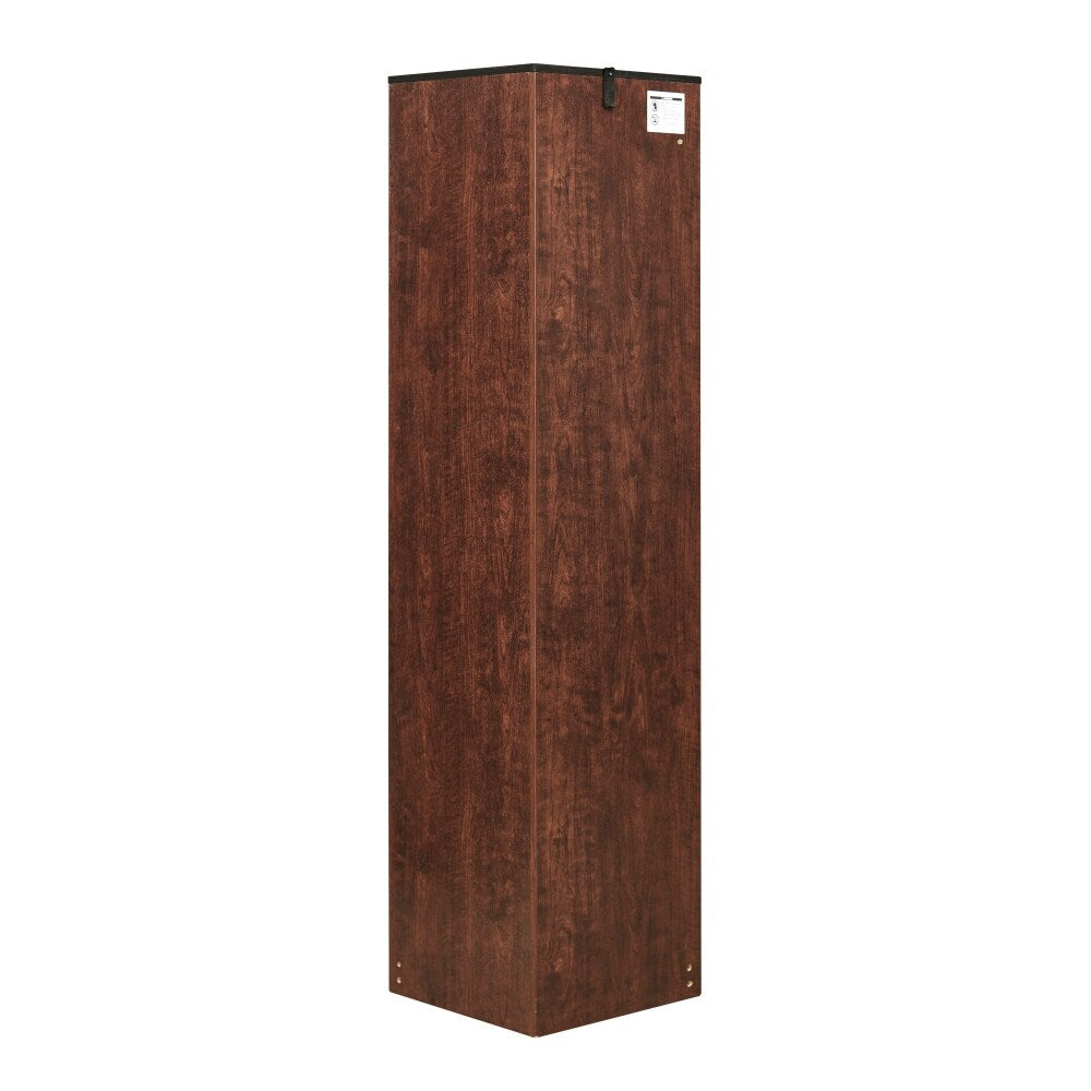 72" Tall Corner Cabinet, Wall Storage Cabinet with 8 Doors and 4 Shelves, for Bathroom - 25"(L) x 12"(W) x 72"(H)