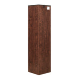 72" Tall Corner Cabinet, Wall Storage Cabinet with 8 Doors and 4 Shelves, for Bathroom - 25"(L) x 12"(W) x 72"(H)