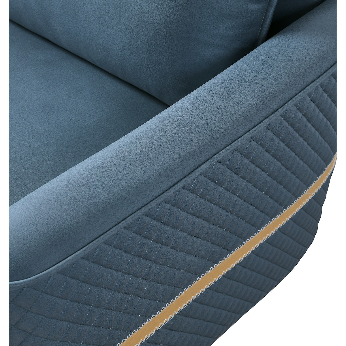 73.22" Elegant Loveseat Sofa Couch, Mid Century Modern Loveseats Furniture With 2 Pillows