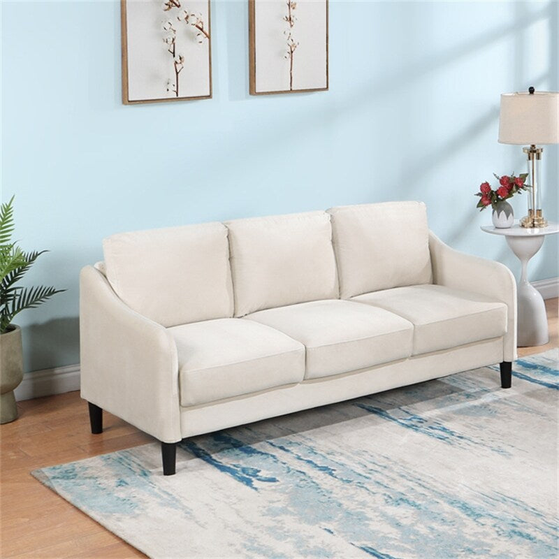 73.22inch Velvet 3 Seater Sofa