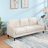 73.22inch Velvet 3 Seater Sofa