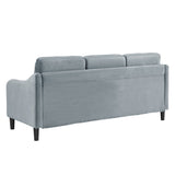 73.22inch Velvet 3 Seater Sofa