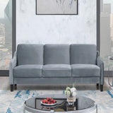 73.22inch Velvet 3 Seater Sofa