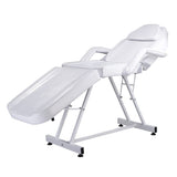 75" Adjustable Beauty Salon Spa Massage Bed Tattoo Chair White