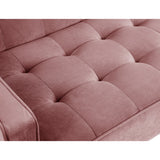 78" Loveseat Comfort Velvet Thickened Upholstered Convertible Sofa Bed with Adjustable Back
