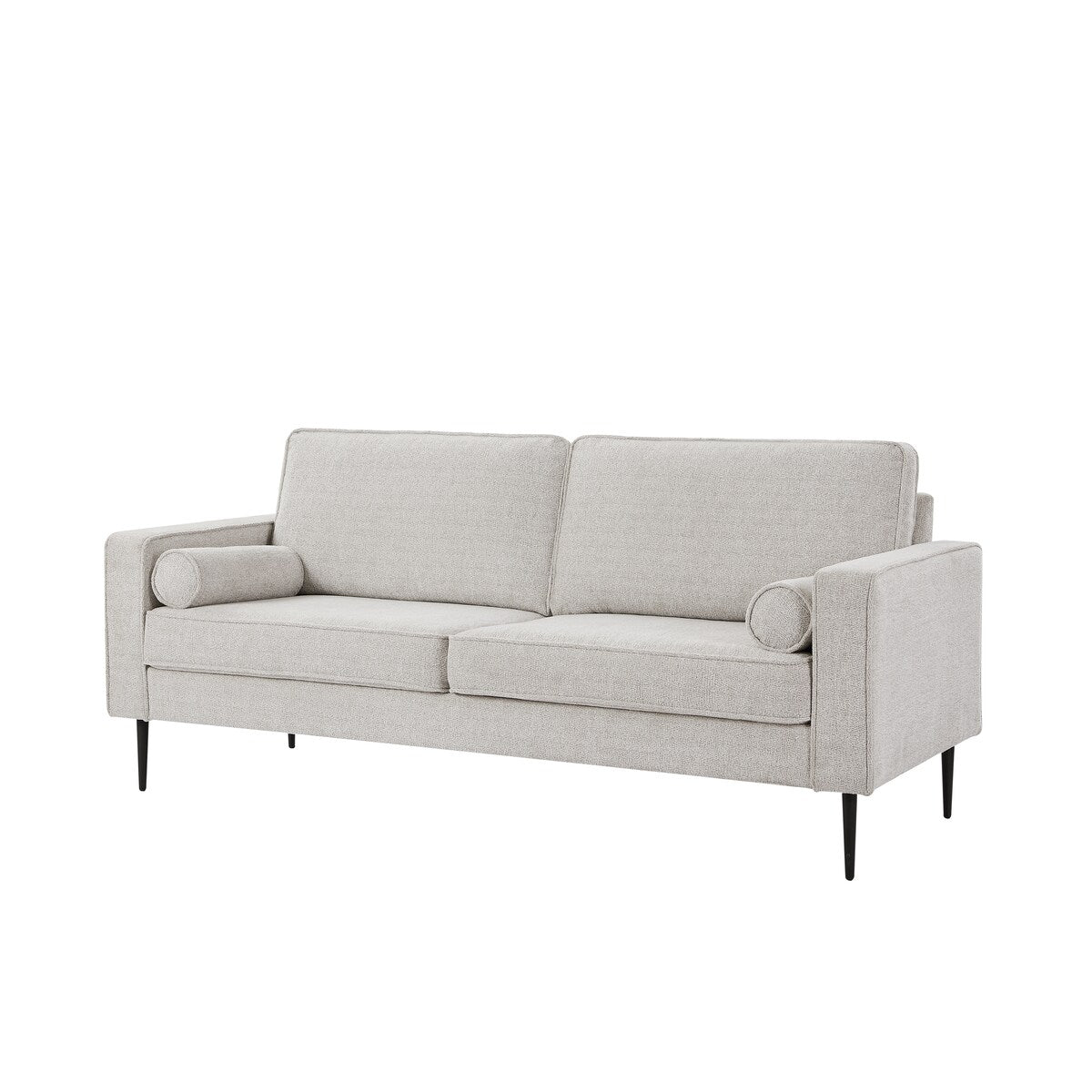 79"Mid-Century Modern Couch with high-tech Fabric Surface/ Upholstered Cushions/Pillows,Seat Sofas&Couches