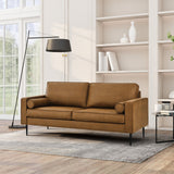 79"Mid-Century Modern Couch with high-tech Fabric Surface/ Upholstered Cushions/Pillows,Seat Sofas&Couches