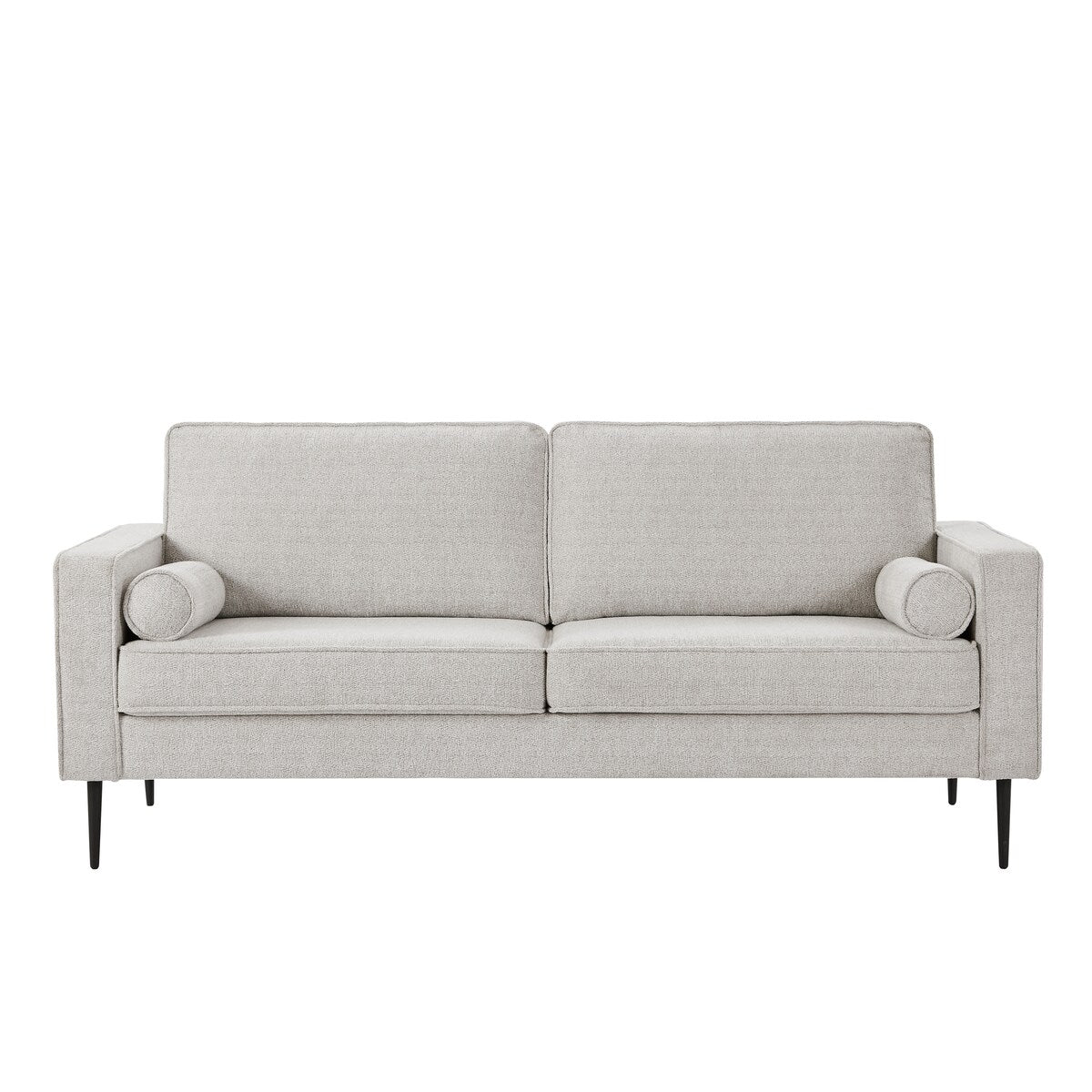 79"Mid-Century Modern Couch with high-tech Fabric Surface/ Upholstered Cushions/Pillows,Seat Sofas&Couches