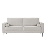 79"Mid-Century Modern Couch with high-tech Fabric Surface/ Upholstered Cushions/Pillows,Seat Sofas&Couches