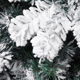 7FT Flocking Christmas Tree 1300 Branches