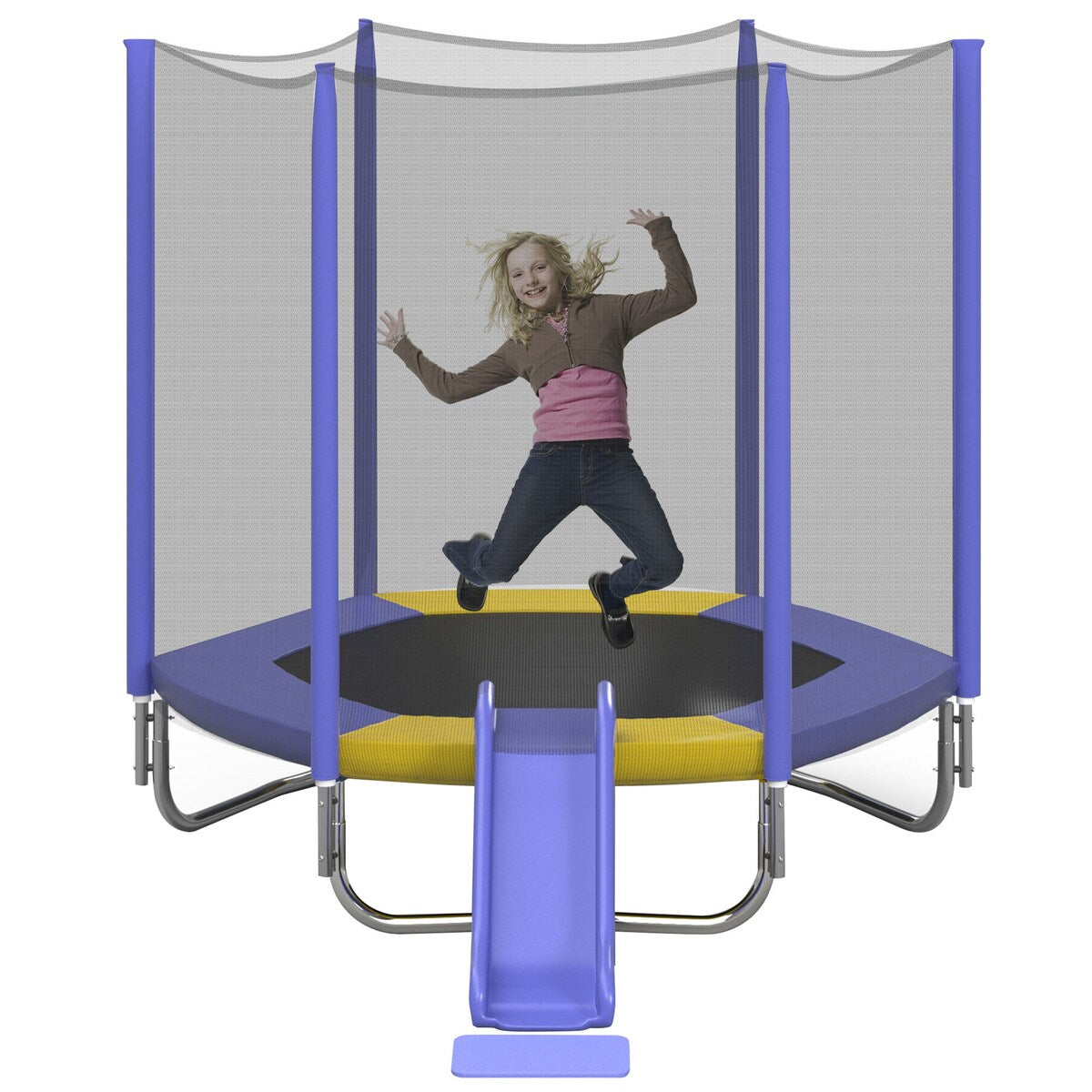 7FT Recreational Trampoline for Kids