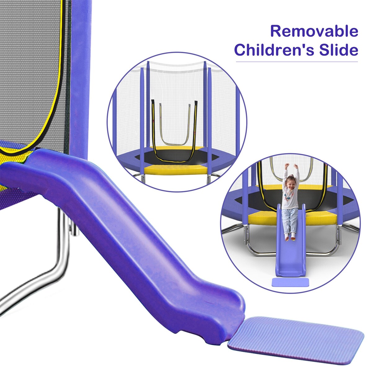 7FT Recreational Trampoline for Kids