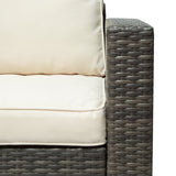 7PCS Patio Furniture Wicker Sofa Sets