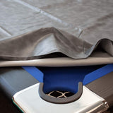 GSE™ 7ft/8ft/9ft Heavy Duty PU Leatherette Billiard Pool Table Cover - Grey