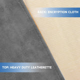 GSE™ 7ft/8ft/9ft Heavy Duty PU Leatherette Billiard Pool Table Cover - Grey