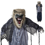 7ft Animatronic Werewolf Sound Activated Halloween Decor