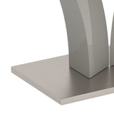 7pc Dining Set - Grey Table with Light Grey Chair