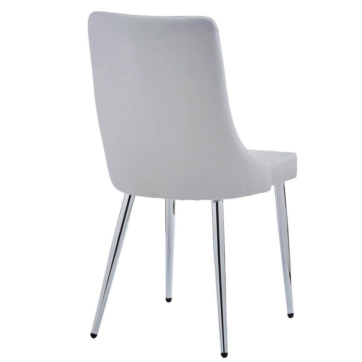 7pc Dining Set - Grey Table with Light Grey Chair