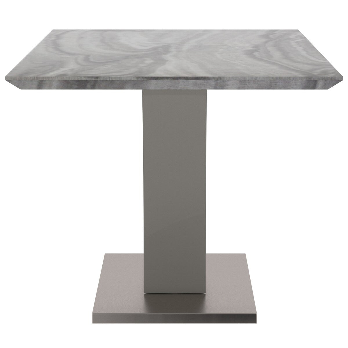 7pc Dining Set - Grey Table with Light Grey Chair