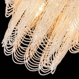 8/ 10-Light Modern Glam Large 3-Tiered Beaded Crystal Chandelier for Living Room