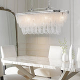 8/ 10-Light Modern Glam Large 3-Tiered Beaded Crystal Chandelier for Living Room