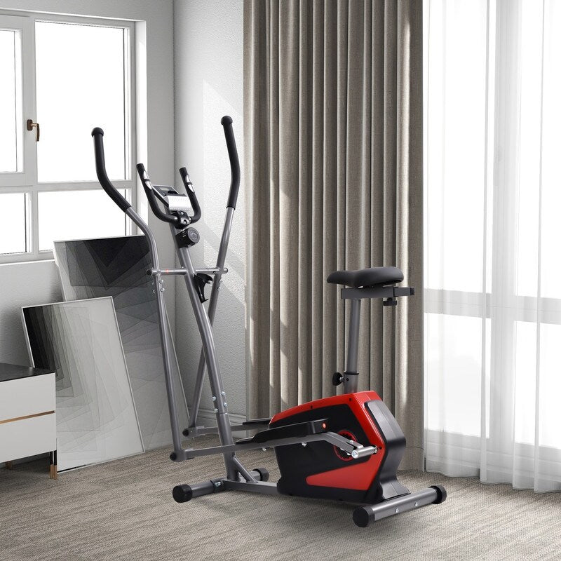 Exercise Machine With Digital LCD Display,8 Levels Adjustable