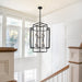 8-Light Lantern Tiered Pendant Light Fixtures