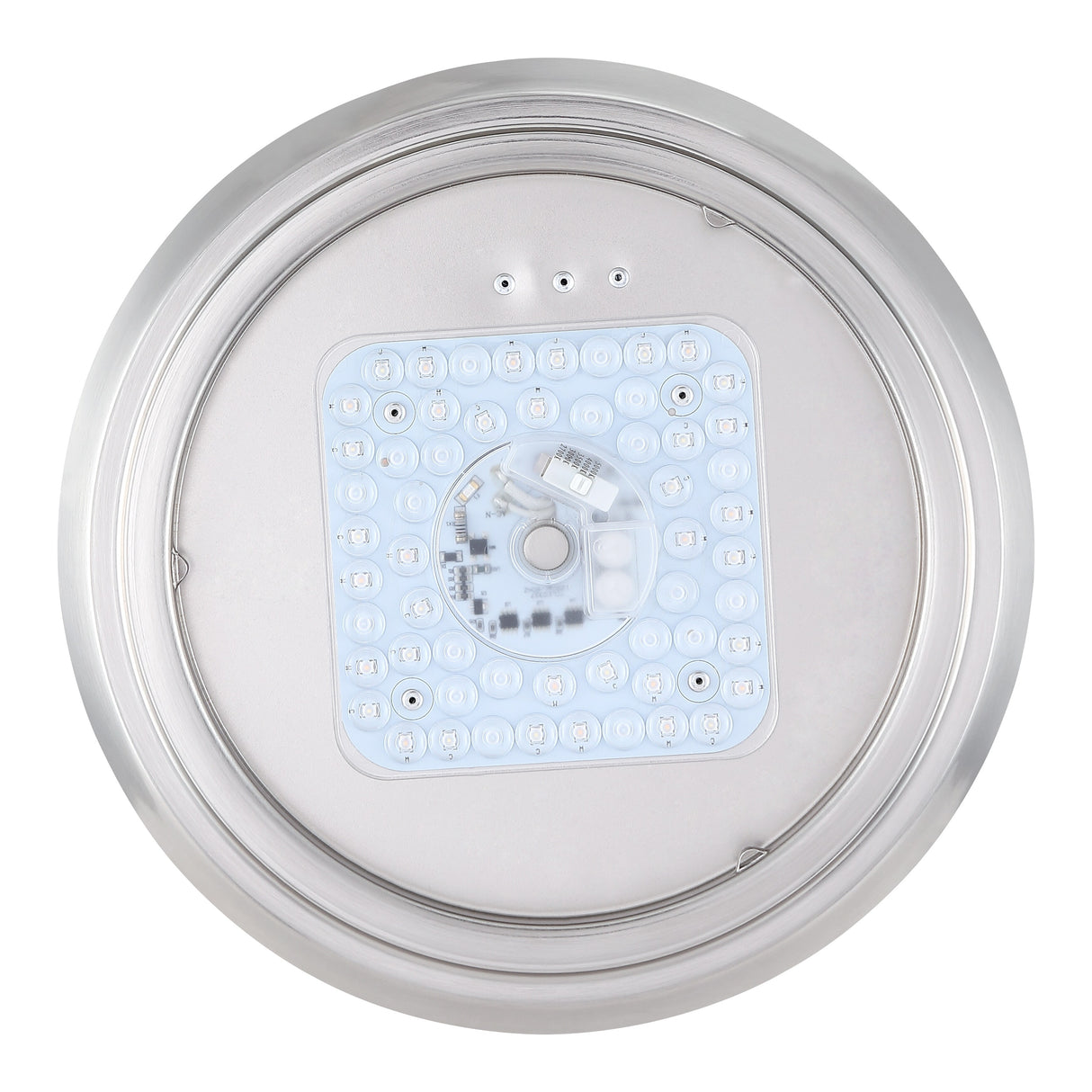 8 Pack 11-Inch LED Brushed Nickel Flush Mount Ceiling Light - 11" x 11" x 2"