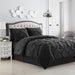8 Piece Bed In A Bag Pintuck Comforter Sheet Set