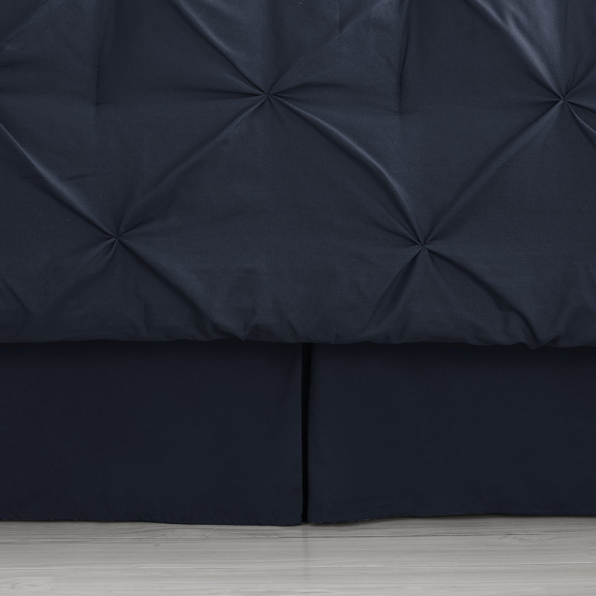 8 Piece Bed In A Bag Pintuck Comforter Sheet Set