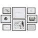 8 Piece Gallery Wall Frame Set with Decorative Art & Hanging Template
