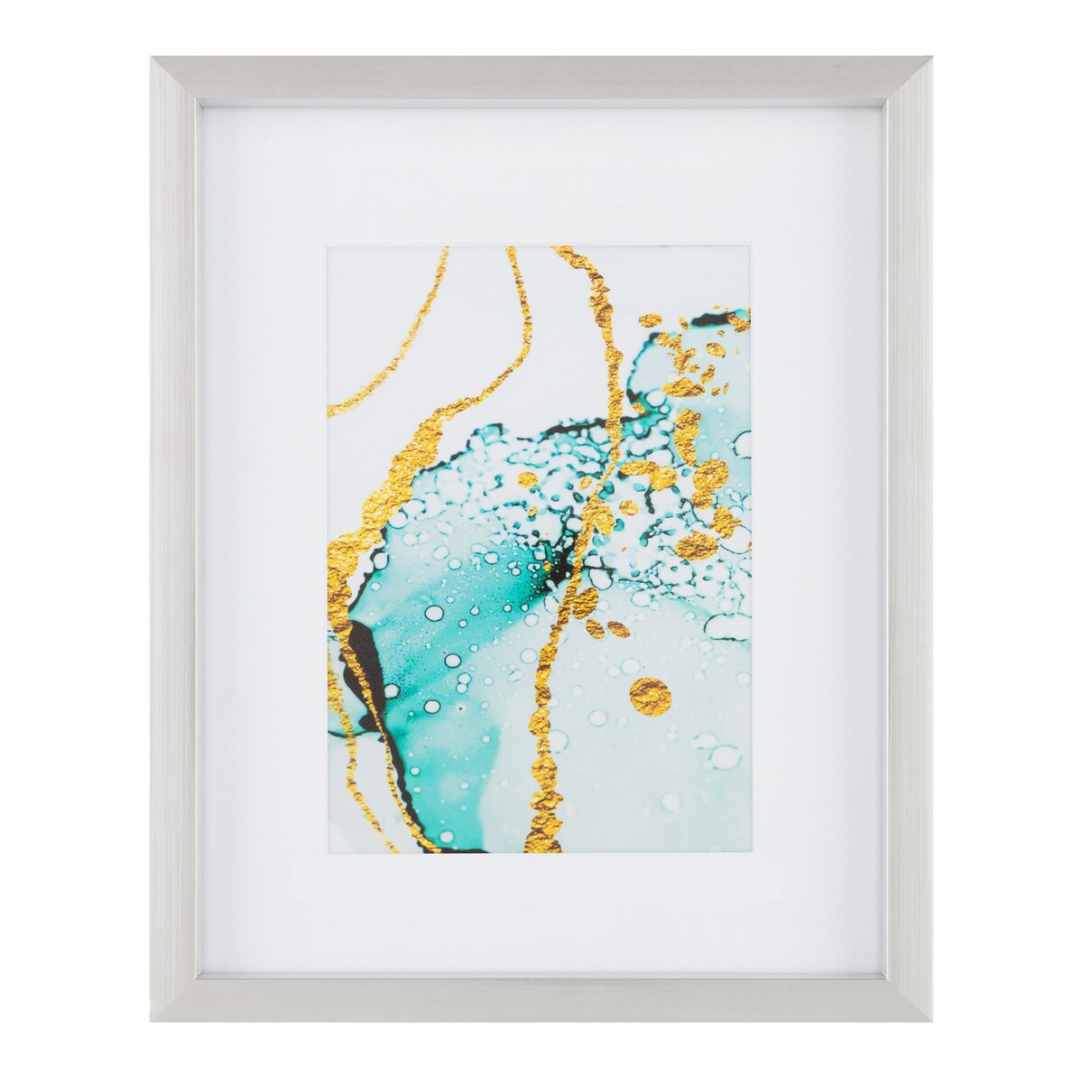 8 Piece Gallery Wall Frame Set with Decorative Art & Hanging Template