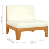 8 Piece Garden Lounge Set with Cushions Solid Acacia Wood