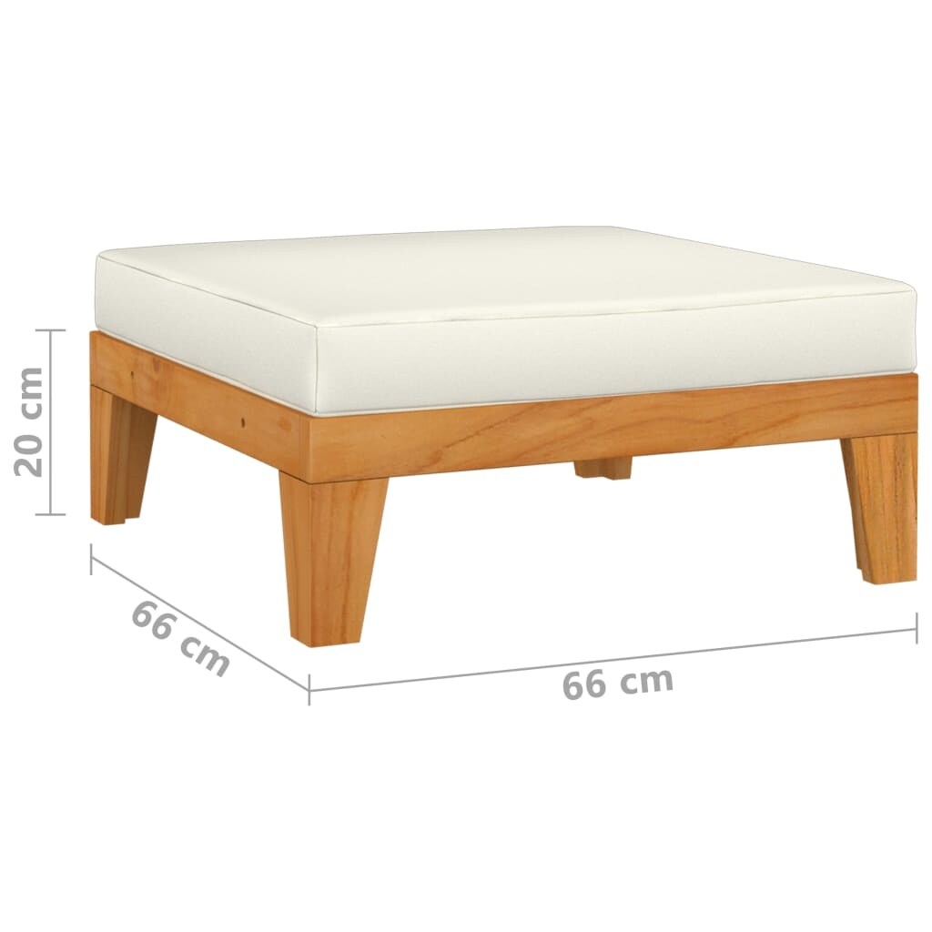 8 Piece Garden Lounge Set with Cushions Solid Acacia Wood