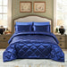 8 Piece Luxury Silky Satin Comforter Set