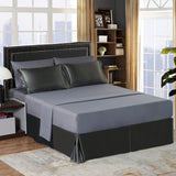 8 Piece Luxury Silky Satin Comforter Set