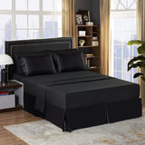 8 Piece Luxury Silky Satin Comforter Set