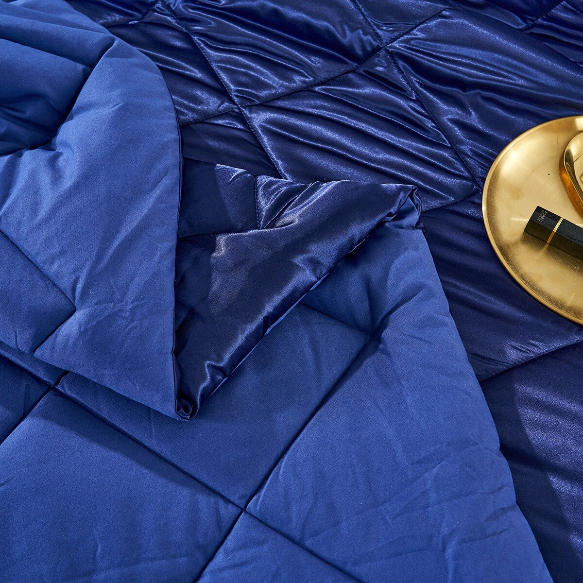 8 Piece Luxury Silky Satin Comforter Set