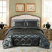 8 Piece Luxury Silky Satin Comforter Set