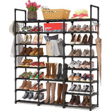 8 Tiers Large Shoe Rack 50 Pairs Shoe Shelf for Closets