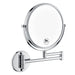 8 in. Round Framed Swing Arm Wall Mounted LED Bathroom Makeup Mirror