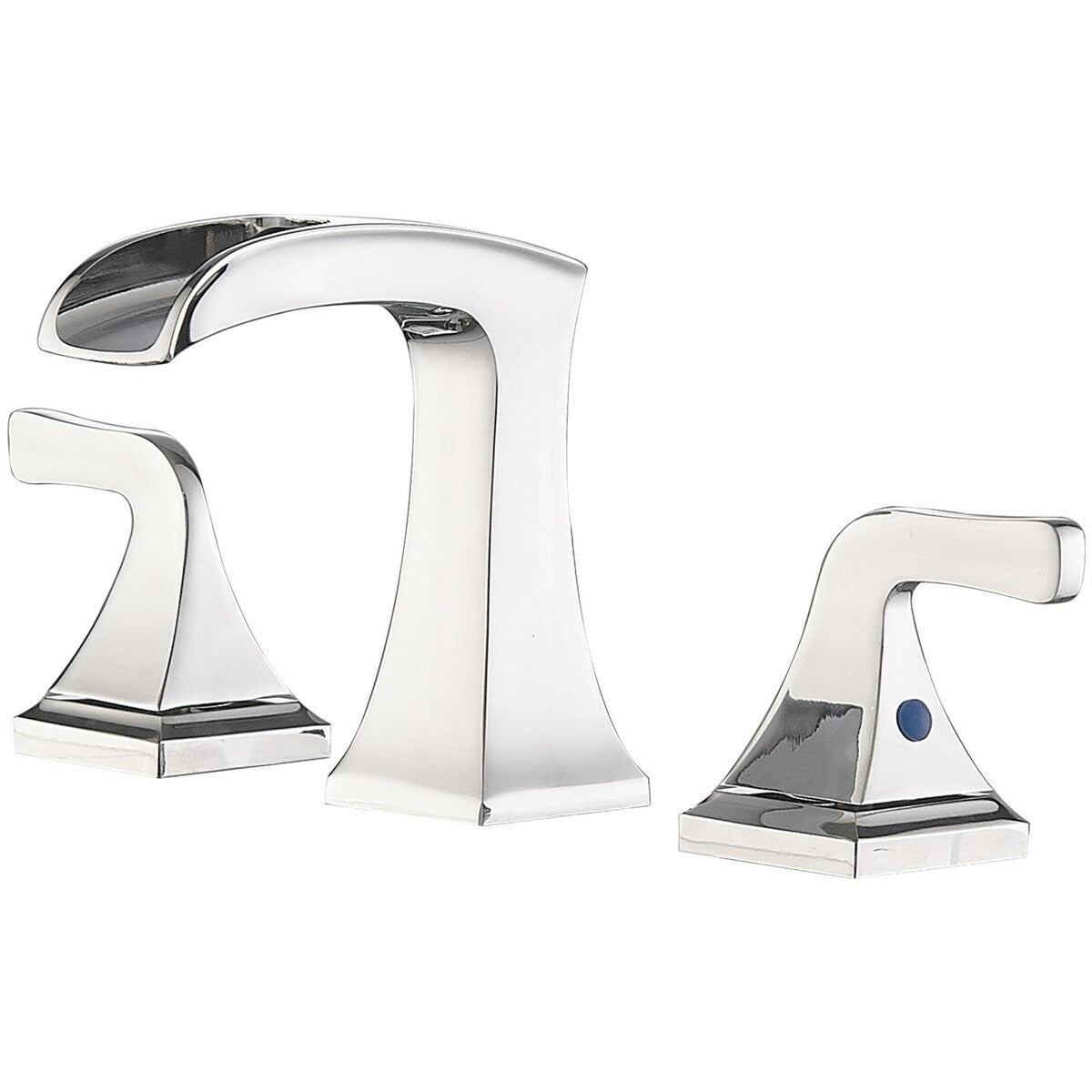 8 in. Widespread 2-Handle Waterfall Bathroom Sink Faucet