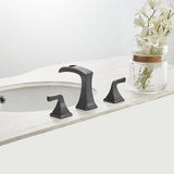 8 in. Widespread 2-Handle Waterfall Bathroom Sink Faucet