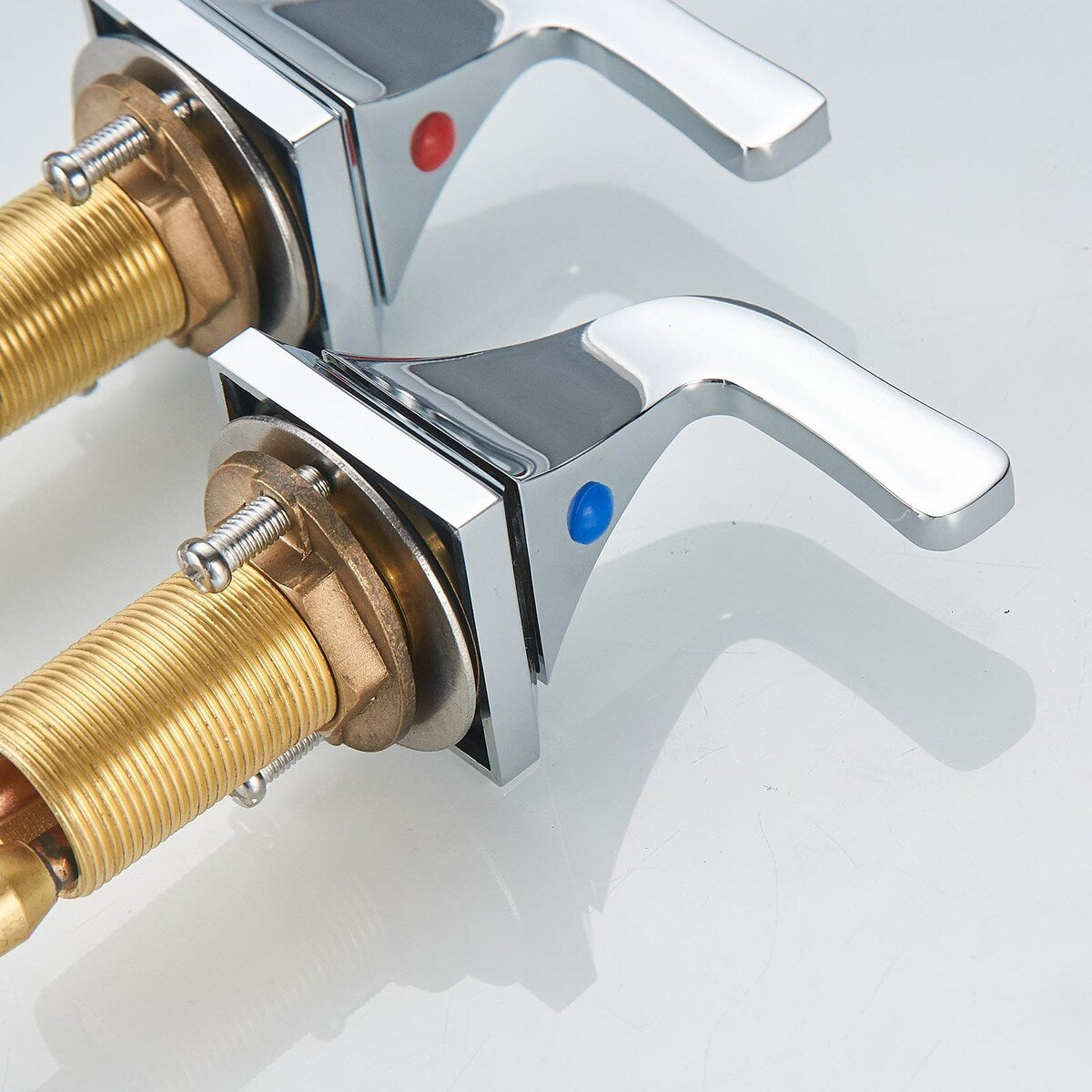 8 in. Widespread 2-Handle Waterfall Bathroom Sink Faucet