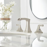 8 in. Widespread 2-Handle Waterfall Bathroom Sink Faucet