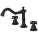 8 in. Widespread Bathroom Faucet Double Handle 3-Hole Deck Mount with Drain Assembly