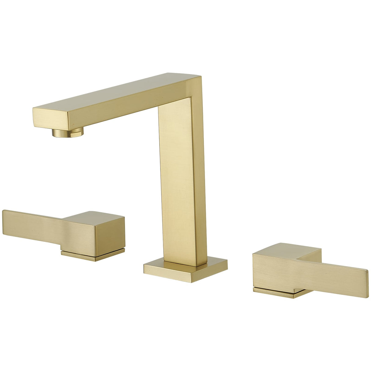 8 in. Widespread Bathroom Faucet Two Handle 3 Holes High-Arc Spout With Drain Assembly