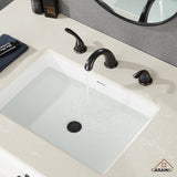 8 in. Widespread Double Handle Bathroom Faucet with Drain Kit Included